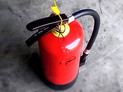 Fire Extinguishers for safety in construction work